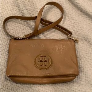 Tory Burch tan leather purse